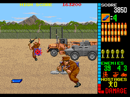 Operation Wolf (World, rev 2, set 1) - MAME machine