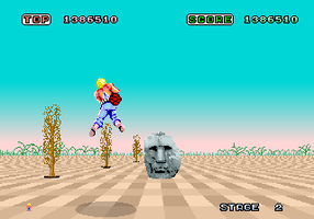 mameです。 Space Harrier (Rev A, 8751 315-5163A) - MAME machine