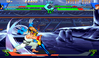 X-Men Vs. Street Fighter (USA 961004) - MAME machine
