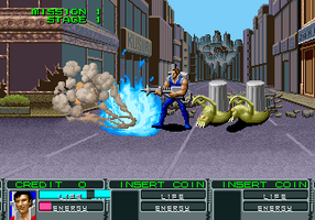 Alien Storm (bootleg, set 1) - MAME machine