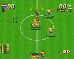 Seibu Cup Soccer :Selection: (set 1) - MAME machine