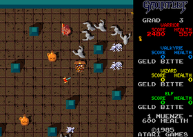 Gauntlet (German, rev 8) - MAME machine
