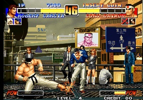 The King of Fighters '96 (bug fix revision) - MAME machine