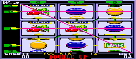 New Lucky 8 Lines (set 4, W-4) - MAME machine