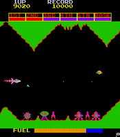 Scramble (Petaco S.A., Spanish bootleg) - MAME machine